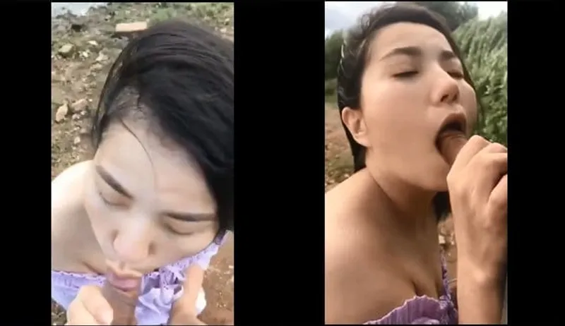 Cô bạn gái bj cho nhân tình bên bờ sông