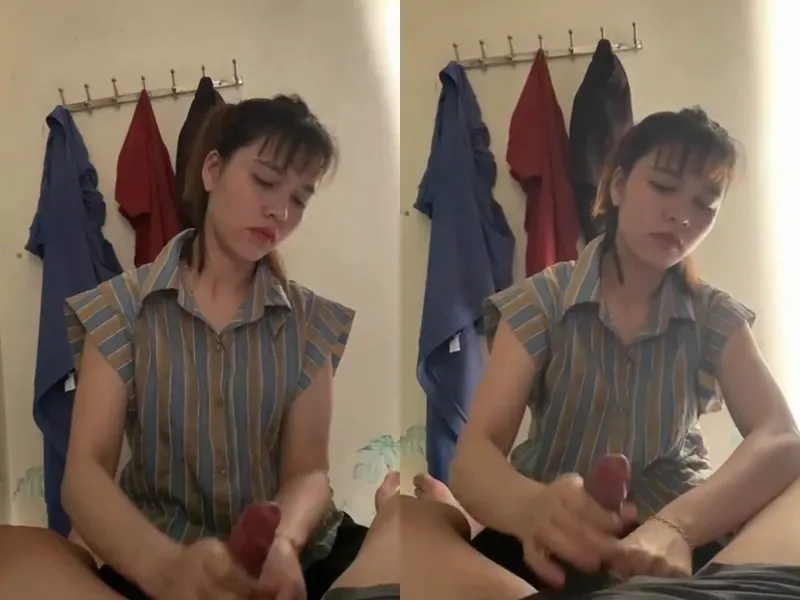 Anh trai đi vắng, ép vợ sắp cưới của anh trai sục của quý xuất tinh