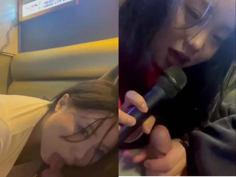 Hát karaoke em cầm nhầm mic thành cây hàng anh rồi liếm luôn